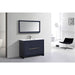 KubeBath Dolce 48" Modern Bathroom Vanity with White Quartz Counter-Top KubeBath