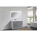 KubeBath Dolce 48" Modern Bathroom Vanity with White Quartz Counter-Top KubeBath
