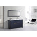 KubeBath Dolce 60" Modern Bathroom Vanity with White Quartz Counter-Top KubeBath