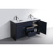 KubeBath Dolce 60" Modern Bathroom Vanity with White Quartz Counter-Top KubeBath