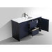 KubeBath Dolce 60" Modern Bathroom Vanity with White Quartz Counter-Top KubeBath