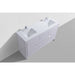 KubeBath Dolce 60" Modern Bathroom Vanity with White Quartz Counter-Top KubeBath
