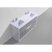KubeBath Dolce 60" Modern Bathroom Vanity with White Quartz Counter-Top KubeBath