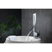 KubeBath Aqua Elegance Chrome Single Lever Wide Spread Faucet KubeBath