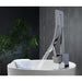 KubeBath Aqua Elegance Chrome Single Lever Wide Spread Faucet KubeBath