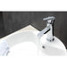 KubeBath Aqua Rondo Chrome Single Hole Mount Bathroom Vanity Faucet KubeBath