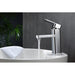 KubeBath Aqua Soho Chrome Single Hole Mount Bathroom Vanity Faucet KubeBath