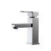 KubeBath Aqua Piazza Chrome Single Lever Bathroom Vanity Faucet KubeBath