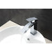 KubeBath Aqua Balzo Chrome Single Lever Wide Spread Bathroom Vanity Faucet KubeBath