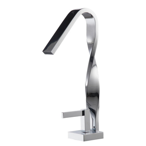 KubeBath Aqua Riccio Chrome Single Lever Faucet KubeBath