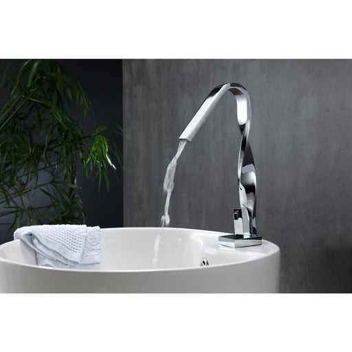 KubeBath Aqua Riccio Chrome Single Lever Faucet KubeBath