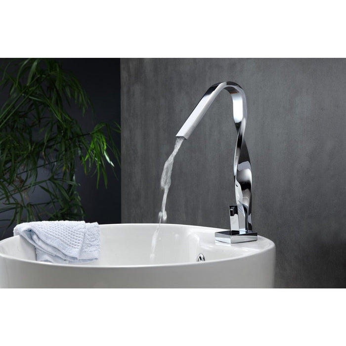 KubeBath Aqua Riccio Chrome Single Lever Faucet KubeBath