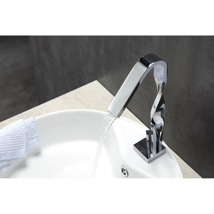 KubeBath Aqua Riccio Chrome Single Lever Faucet KubeBath