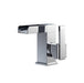 KubeBath Aqua Fontana Chrome Single Lever Waterfall Faucet KubeBath