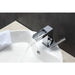 KubeBath Aqua Fontana Chrome Single Lever Waterfall Faucet KubeBath