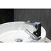 KubeBath Aqua Fontana Chrome Single Lever Waterfall Faucet KubeBath