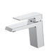 KubeBath Aqua Chiaro Chrome Single Lever Bathroom Vanity Faucet KubeBath