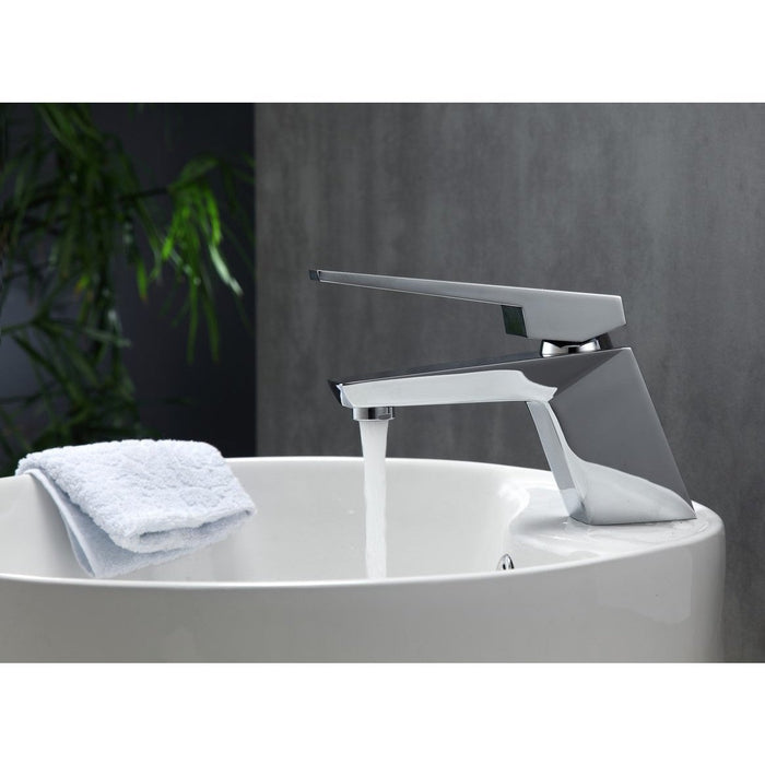 KubeBath Aqua Siza Single Lever Modern Bathroom Vanity Faucet KubeBath