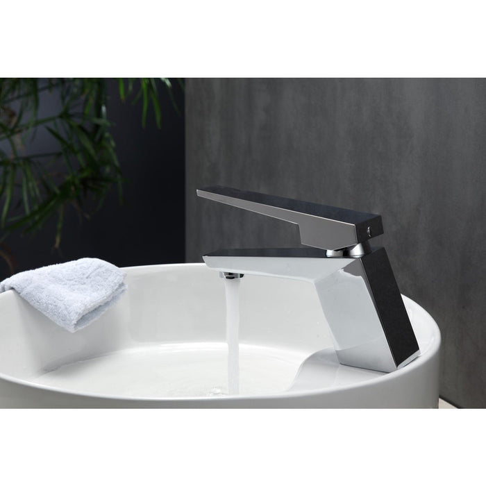 KubeBath Aqua Siza Single Lever Modern Bathroom Vanity Faucet KubeBath