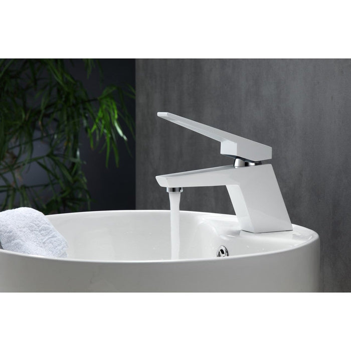 KubeBath Aqua Siza Single Lever Modern Bathroom Vanity Faucet KubeBath