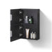 KubeBath Bliss 14" Wide by 24" High Linen Side Cabinet With One Door KubeBath