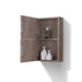 KubeBath Bliss 14" Wide by 24" High Linen Side Cabinet With One Door KubeBath