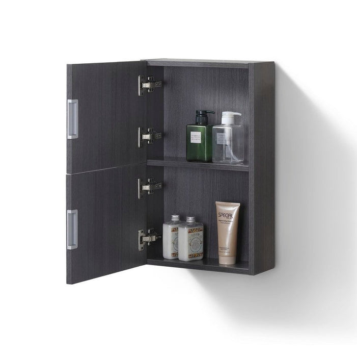 KubeBath Bliss 14" Wide by 24" High Linen Side Cabinet With One Door KubeBath