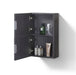 KubeBath Bliss 14" Wide by 24" High Linen Side Cabinet With One Door KubeBath
