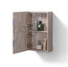 KubeBath Bliss 14" Wide by 24" High Linen Side Cabinet With One Door KubeBath