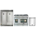 Forno 3-Piece Appliance Package - 48-Inch Gas Range, Pro-Style Refrigerator, and Dishwasher in Stainless Steel FORNO