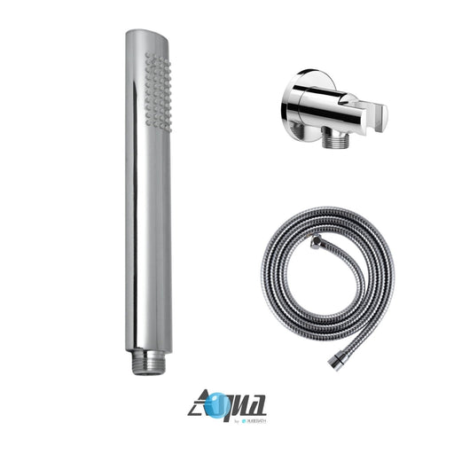 KubeBath Aqua Rondo Handheld Kit With 5' Long Hose and Wall Adapter KubeBath
