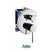 KubeBath Aqua Rondo Shower Set With Rain Shower, Handheld and Tub Filler KubeBath