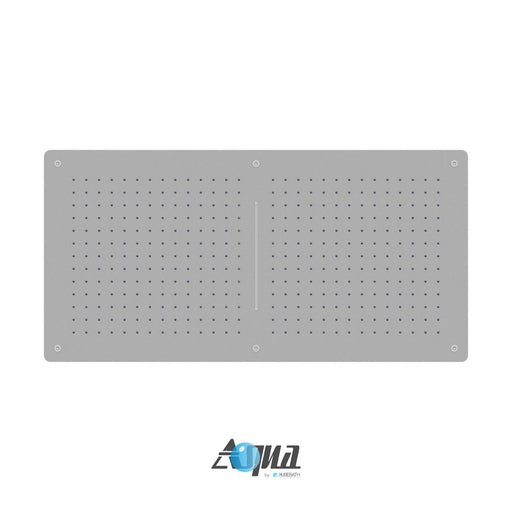KubeBath Aqua Piazza 40" Dual Rain Shower Head With Waterfall KubeBath