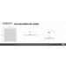 KubeBath Aqua Piazza 20" Super Slim Square Rain Shower Head KubeBath