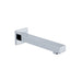 KubeBath Aqua Piazza 7" Long Tub Filler Spout With Aerator KubeBath