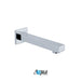 KubeBath Aqua Piazza Shower Set with Square Rain Shower, Tub Filler and Handheld KubeBath