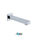 KubeBath Aqua Piazza Shower Set with Square Rain Shower, Tub Filler and Handheld KubeBath