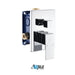 KubeBath Aqua Piazza Shower Set with Square Rain Shower, Tub Filler and Handheld KubeBath