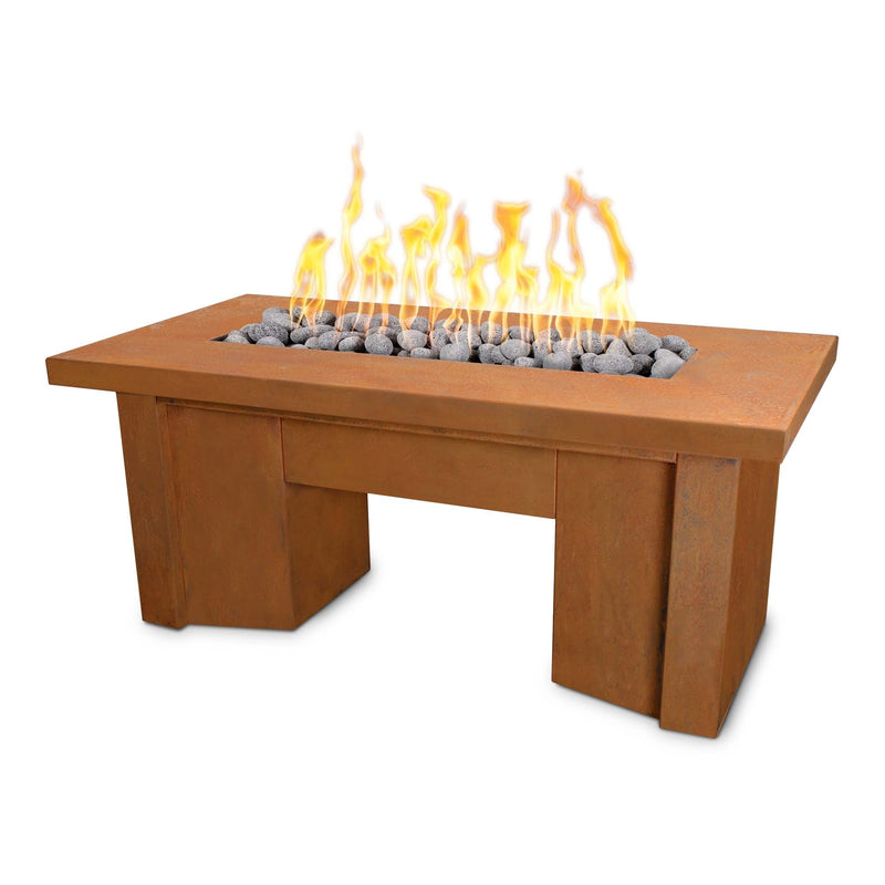 The Outdoor Plus Alameda Fire Table |  Corten Steel