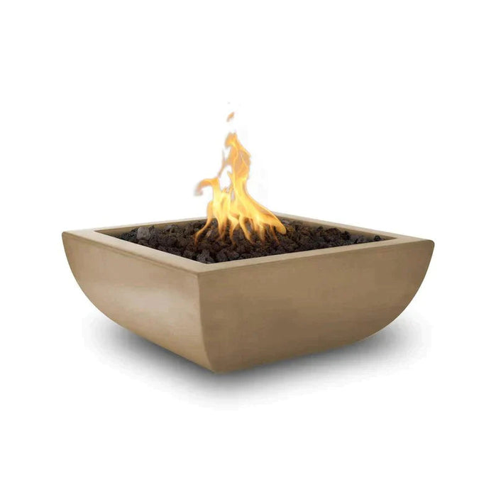 The Outdoor Plus 24" Avalon GFRC Fire Bowl Match Lit with Flame Sense | Natural Gas The Outdoor Plus