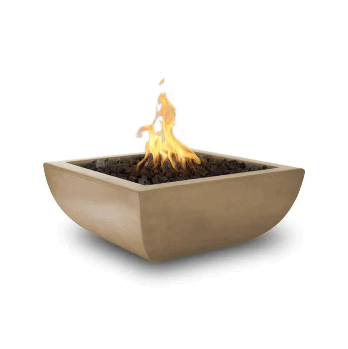 The Outdoor Plus 24" Avalon GFRC Fire Bowl Match Lit with Flame Sense | Liquid Propane The Outdoor Plus