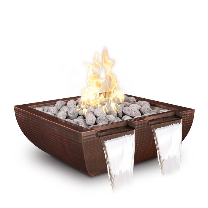 The Outdoor Plus Avalon Fire & Water Twin Spill Bowl | Hammered Copper The Outdoor Plus