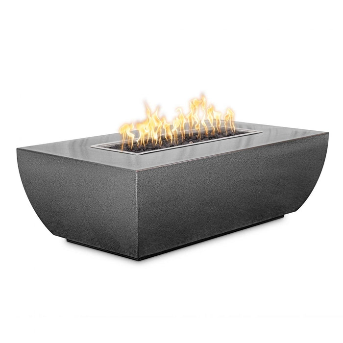 The Outdoor Plus Avalon 15" Tall Linear Fire Pit | Metal Powder Coat The Outdoor Plus