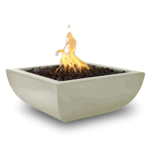 The Outdoor Plus 24" Avalon GFRC Fire Bowl Match Lit with Flame Sense | Liquid Propane The Outdoor Plus