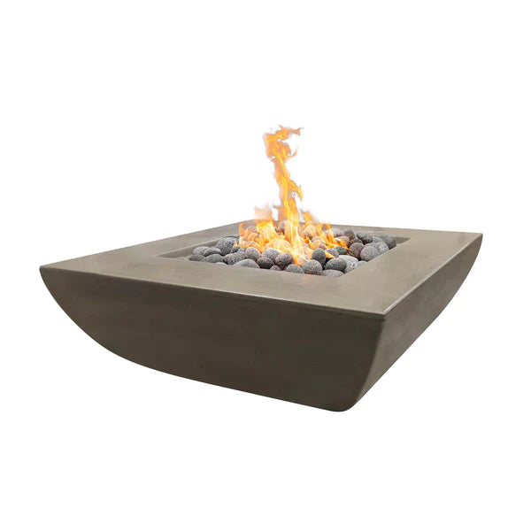 The Outdoor Plus 42" Avalon Wide Ledge Fire Pit | GFRC Concrete The Outdoor Plus
