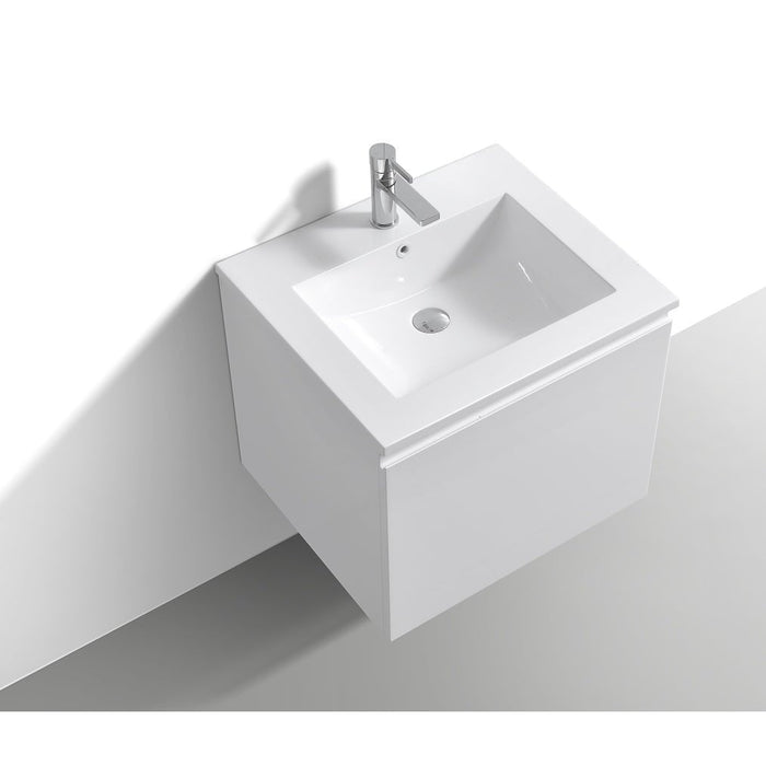 KubeBath Balli Wall Mount Modern Bathroom Vanity KubeBath