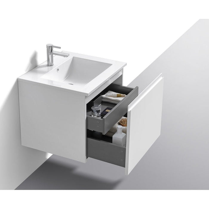 KubeBath Balli Wall Mount Modern Bathroom Vanity KubeBath