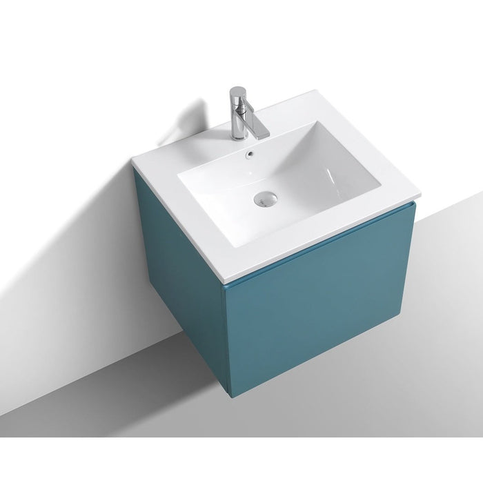 KubeBath Balli Wall Mount Modern Bathroom Vanity KubeBath