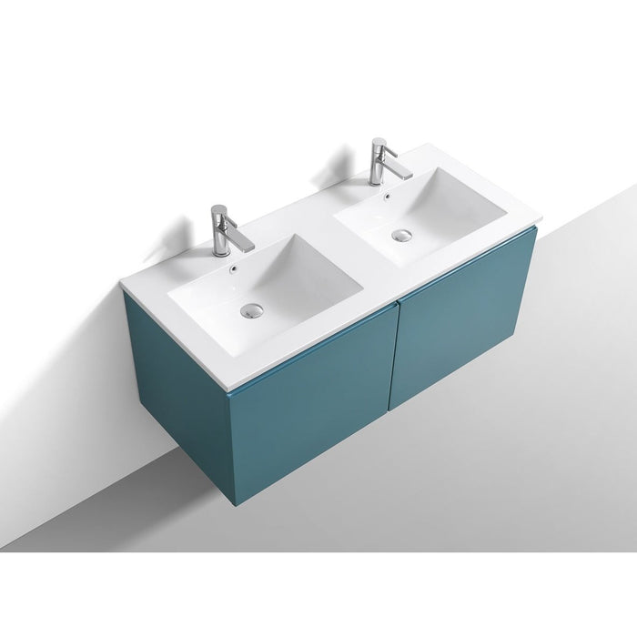 KubeBath Balli 48'' Wall Mount Modern Bathroom Vanity KubeBath