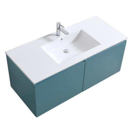 KubeBath Balli 48'' Wall Mount Modern Bathroom Vanity KubeBath